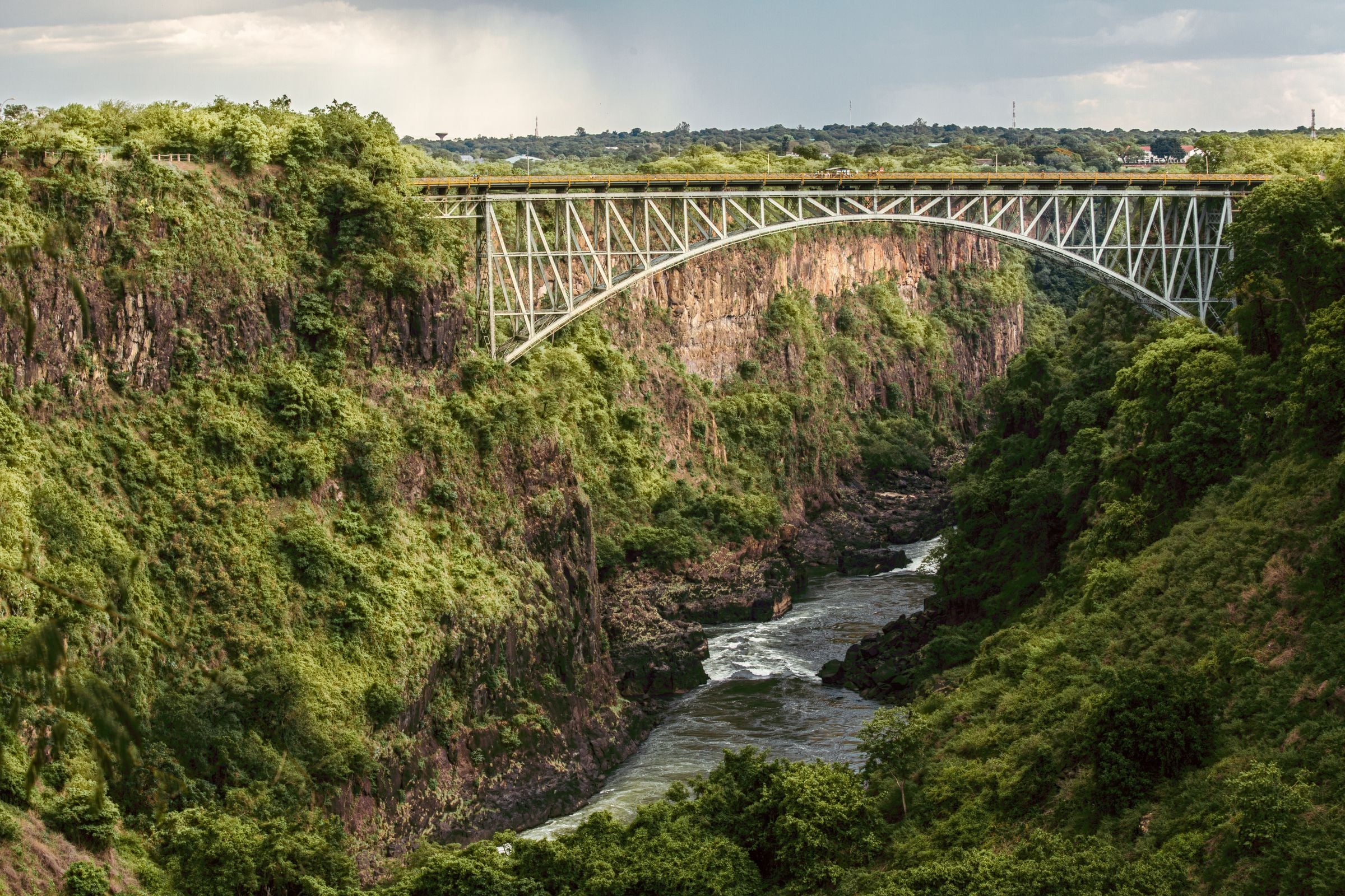 The Victoria Falls Bridge over the Batoka Gorge
