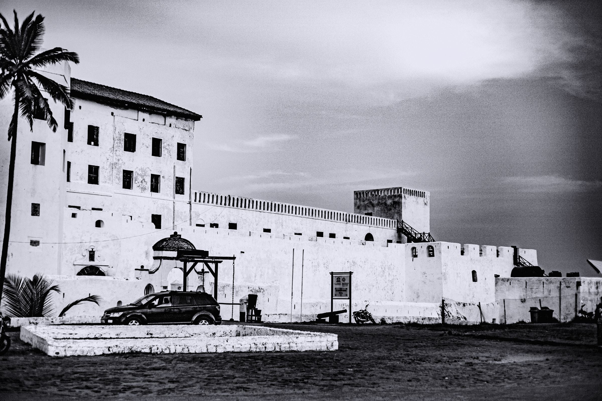Cape Coast Castle on the Ghanaian coast