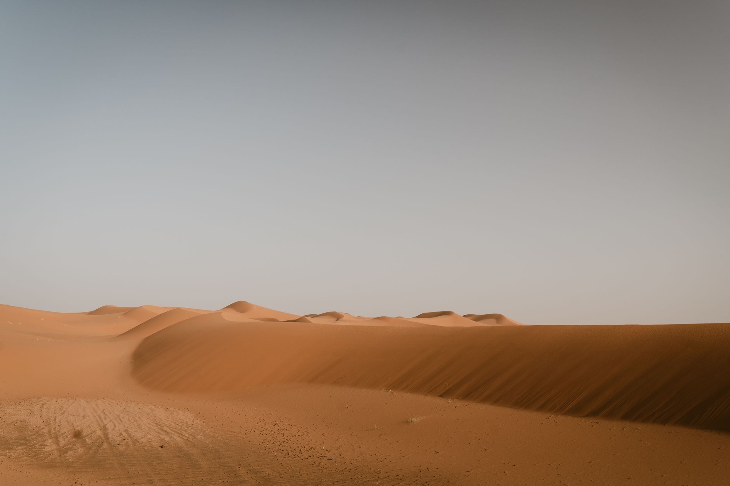 The sand dunes of Erg Chebbi near Merzouga